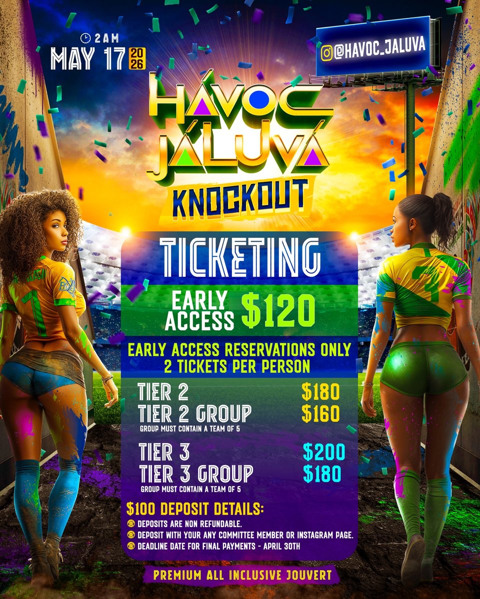 Event poster for Havoc Jaluva - The Knockout Round