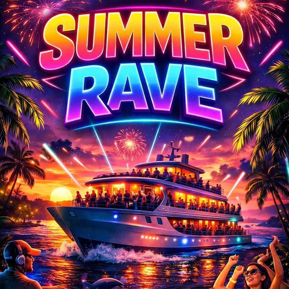 Event poster for Summer Rave: The Cruise