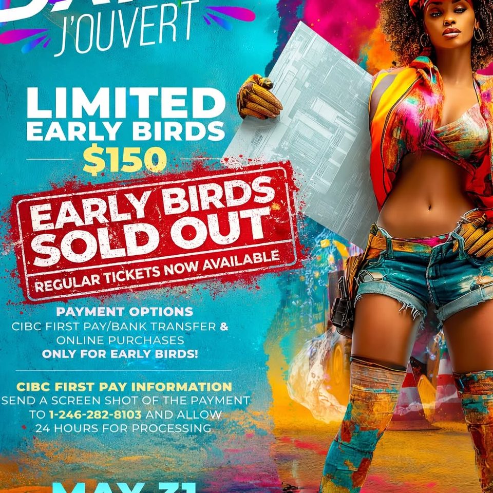 Event poster for Damm Jouvert
