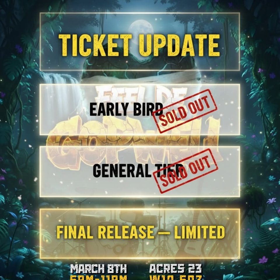 Event poster for Sewooo! (Carnival Cure) – Ticket Update (Final Release Limited)