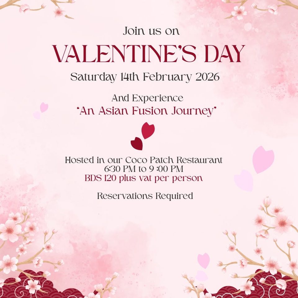 Event poster for Valentine’s Day: An Asian Fusion Journey