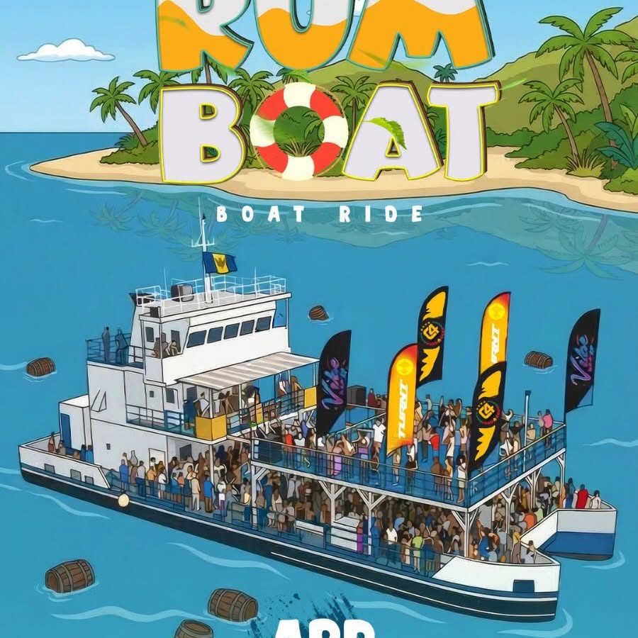 Event poster for VIBE WEEKND (Easter Party Escape) – Rum Boat Barbados, Big Jam & High Noon