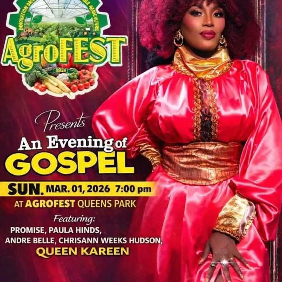 Event poster for Agrofest Presents: An Evening of Gospel