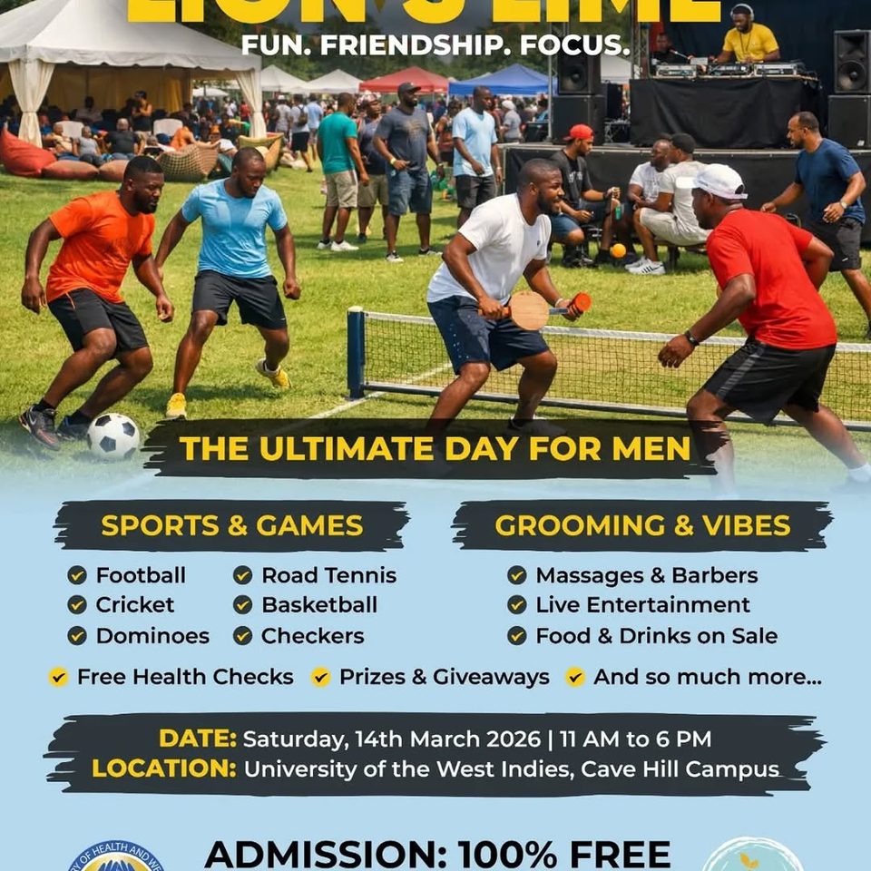 Event poster for Lion’s Lime (The Ultimate Day for Men)