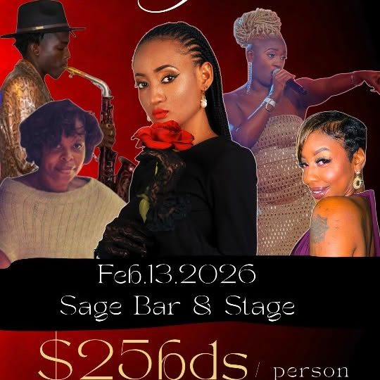 Event poster for Locus of Love: Live Entertainment Night (Dance, Sax, Song & Spoken Word)