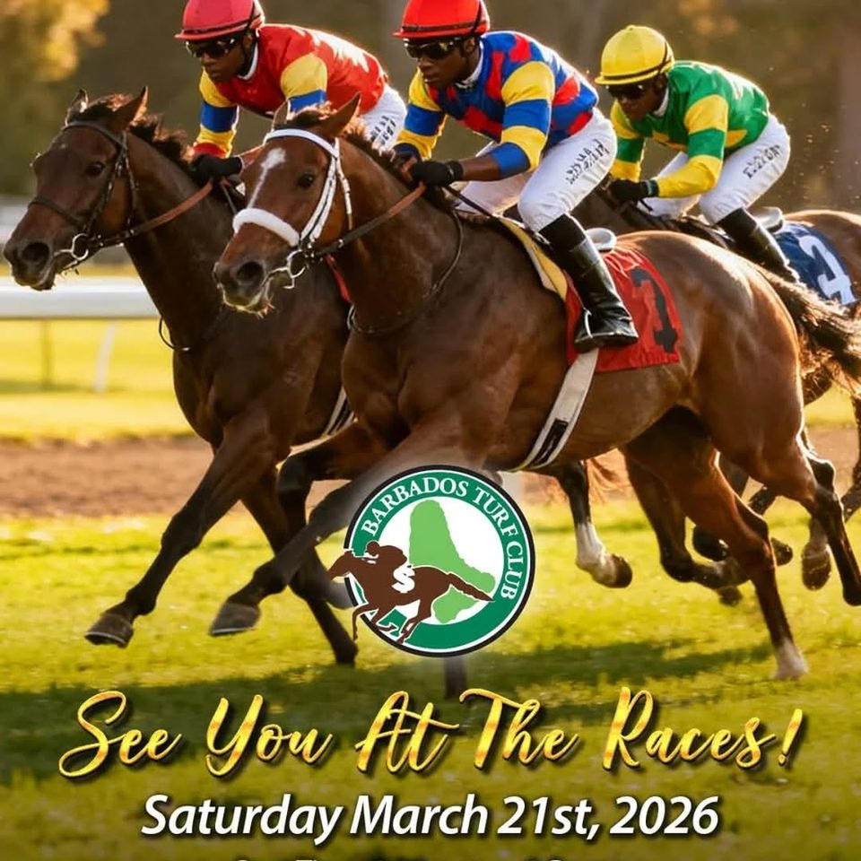 Event poster for See You At The Races! (Barbados Turf Club Horse Racing Day)