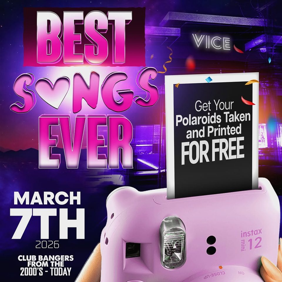 Event poster for Best Songs Ever