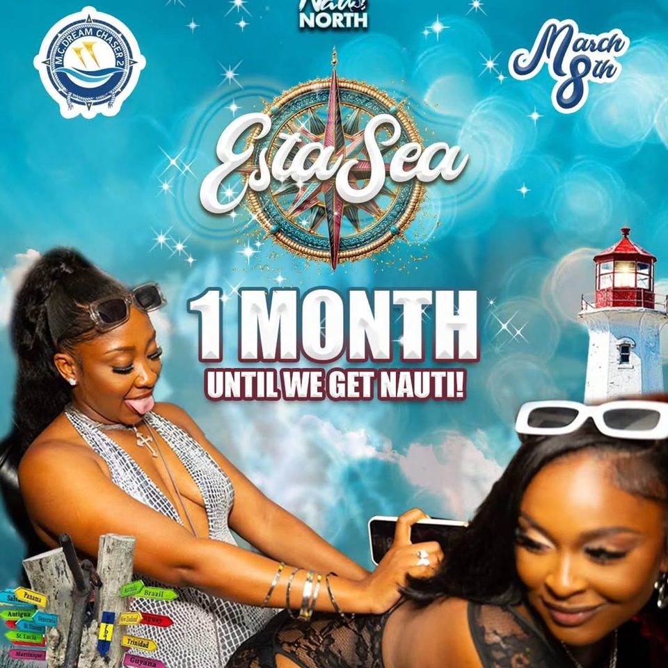 Event poster for Nauti North Presents: EstaSea (Day Cruise / DreamChaser 2 Cruise Party)