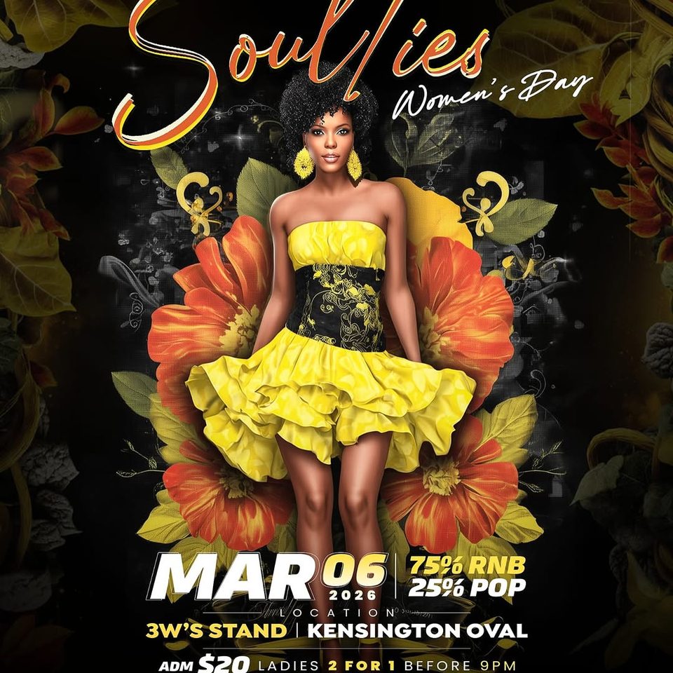 Event poster for Soul Ties: Women’s Day Edition (RNB/Pop Party)