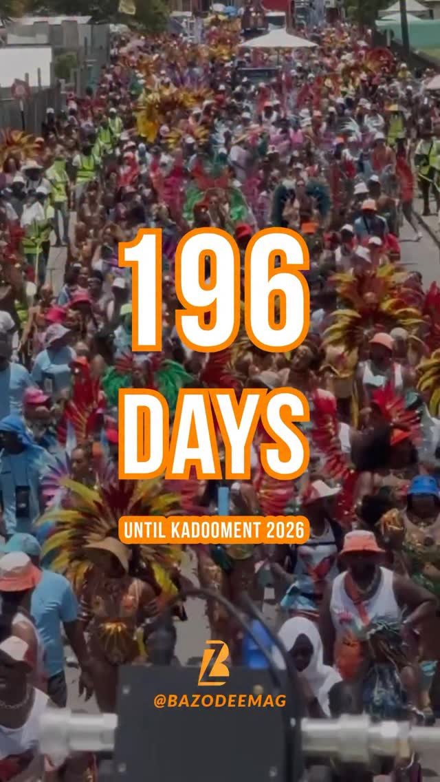 Event poster for Kadooment 2026 (Crop Over) Countdown