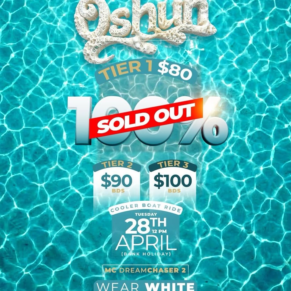 Event poster for OSHUN Cooler/Party Boat Ride (Wear White)