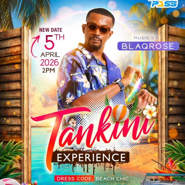 Event poster for Tankini Experience