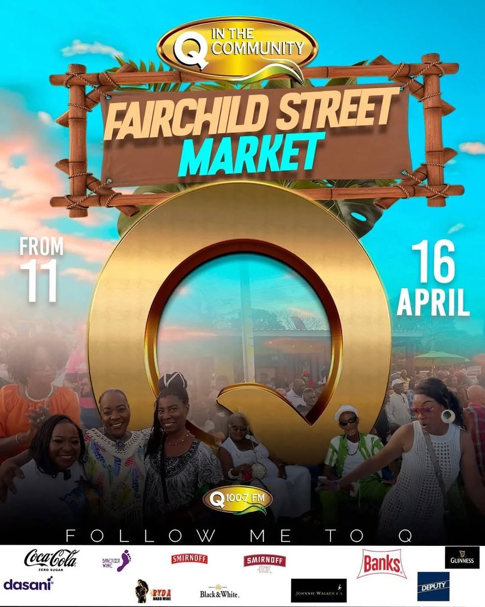 Event poster for Fairchild Street Market