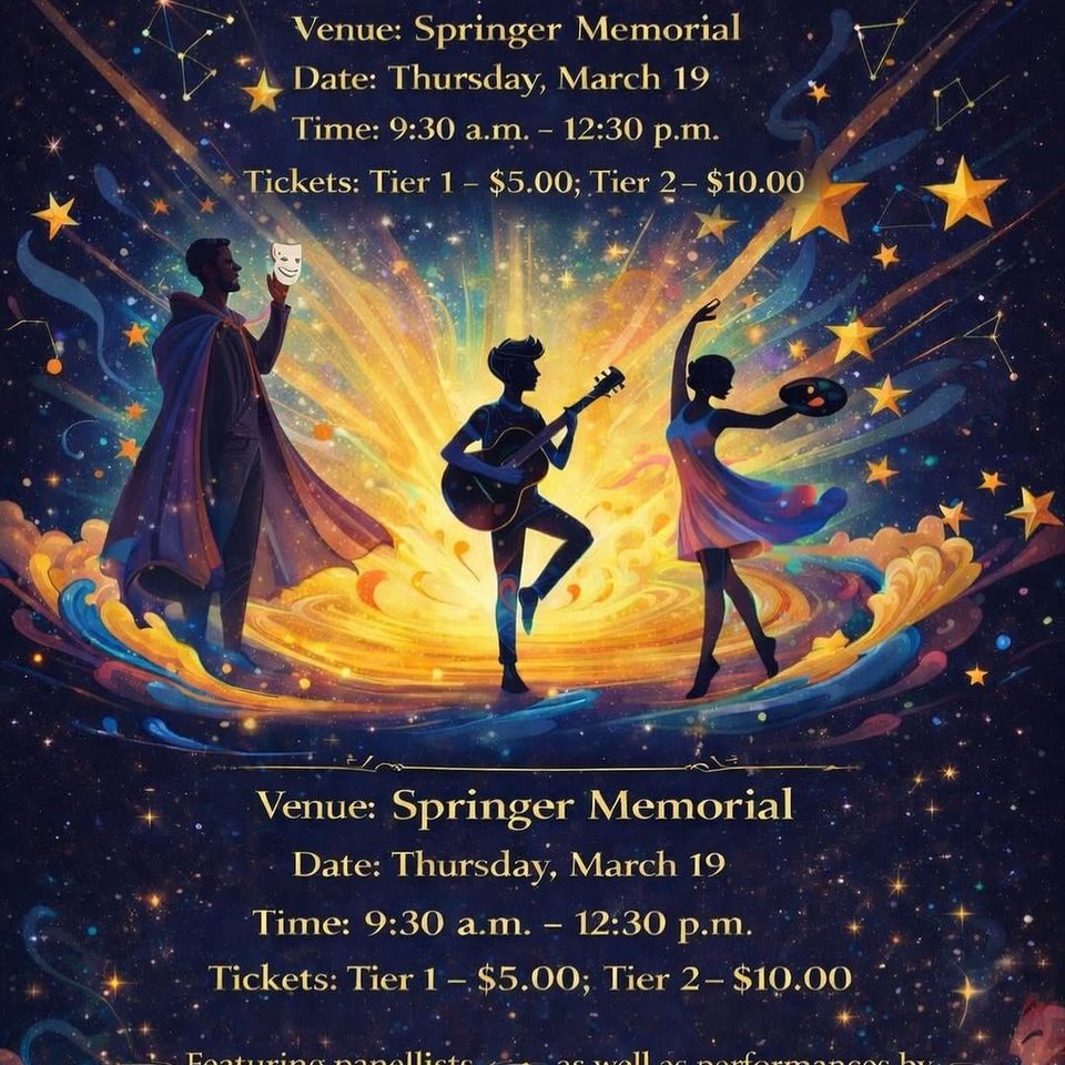 Event poster for Stars in the Making – Arts Expo