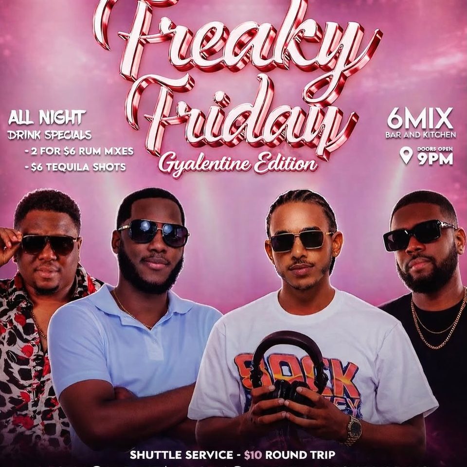 Event poster for Freaky Friday: Gyalentine Edition